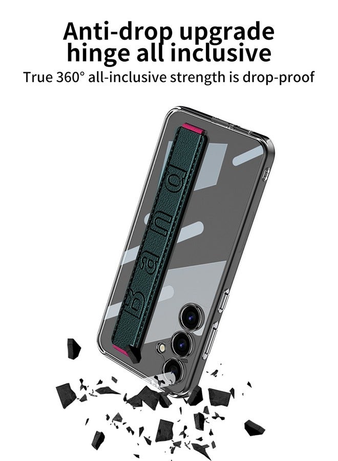 DUNISO Samsung Galaxy S24 Ultra Phone Case Full Body Protective Phone Cover Anti-fall Anti-fingerprint Phone Case with Wristband for Samsung Galaxy S24 Ultra 5G Phone Case  - Image 5