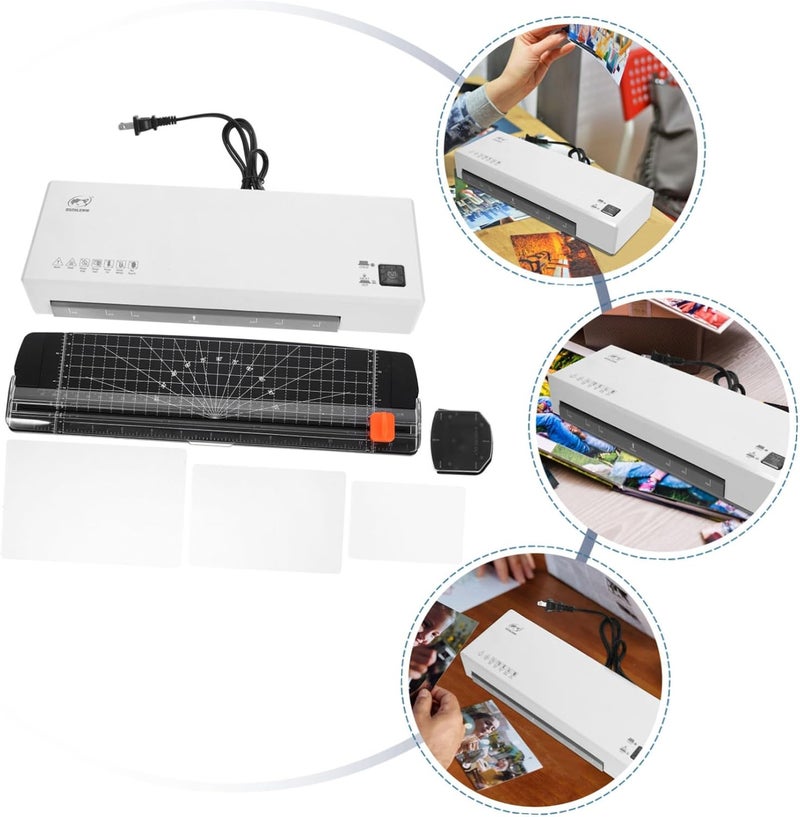Hemobllo SL266 Laminating Machine Portable Photo Laminator for Home Office Thermal Laminator Fast Warm-Up 10 Mil Thickness for Document Protection and File Preservation - Image 2