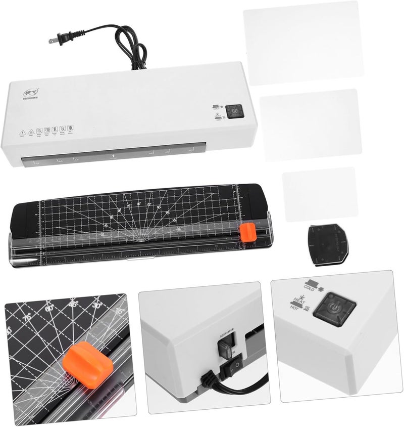 Hemobllo SL266 Laminating Machine Portable Photo Laminator for Home Office Thermal Laminator Fast Warm-Up 10 Mil Thickness for Document Protection and File Preservation - Image 4