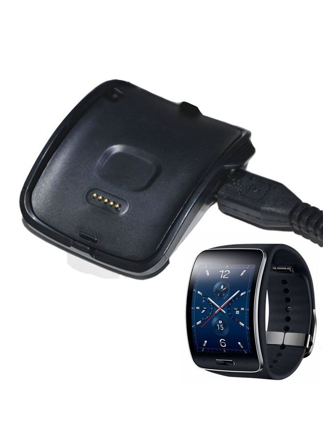 HuHa - Charging Cradle Dock Charger with USB cable for Samsung Gear S Smart Watch SM-R750 - Image 1