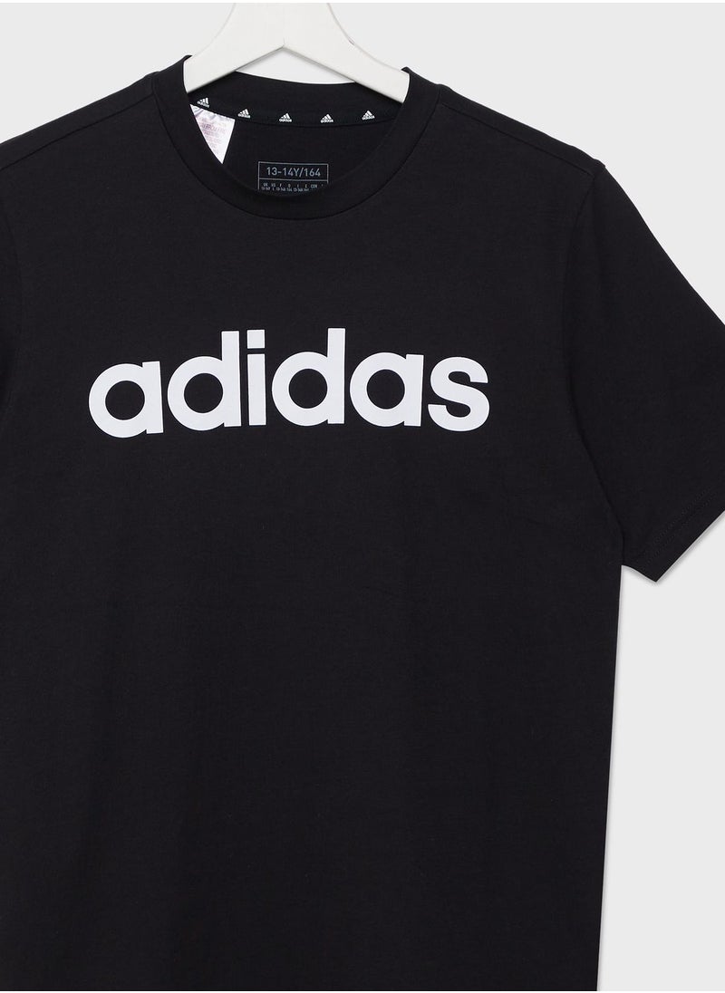 Adidas - Kids Linear Logo T-shirt - Image 1
