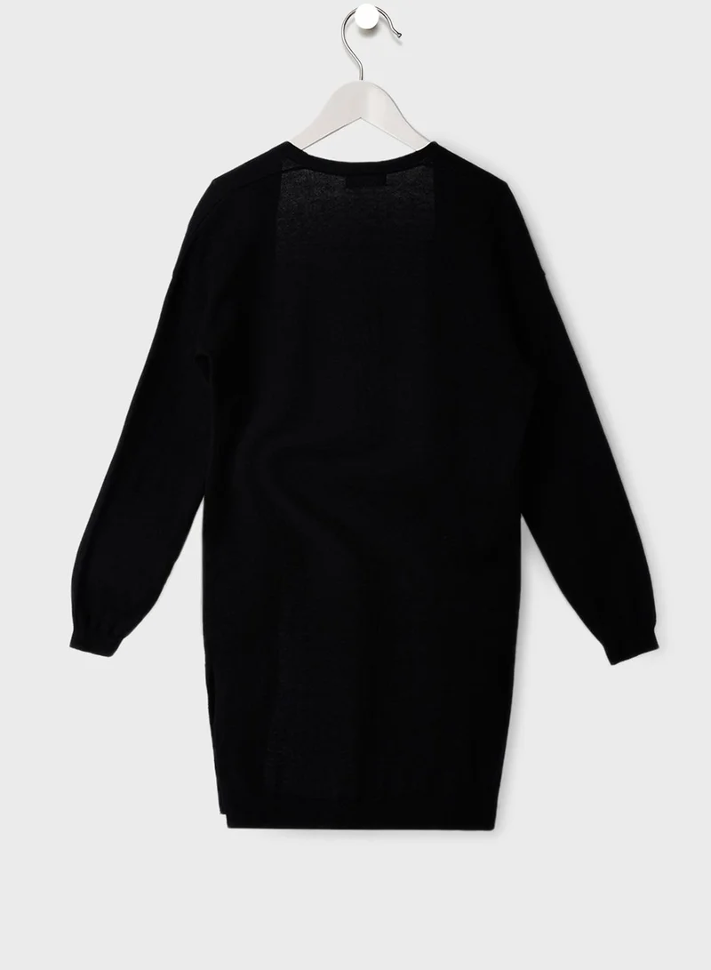 MANGO Kids Longline Cardigan