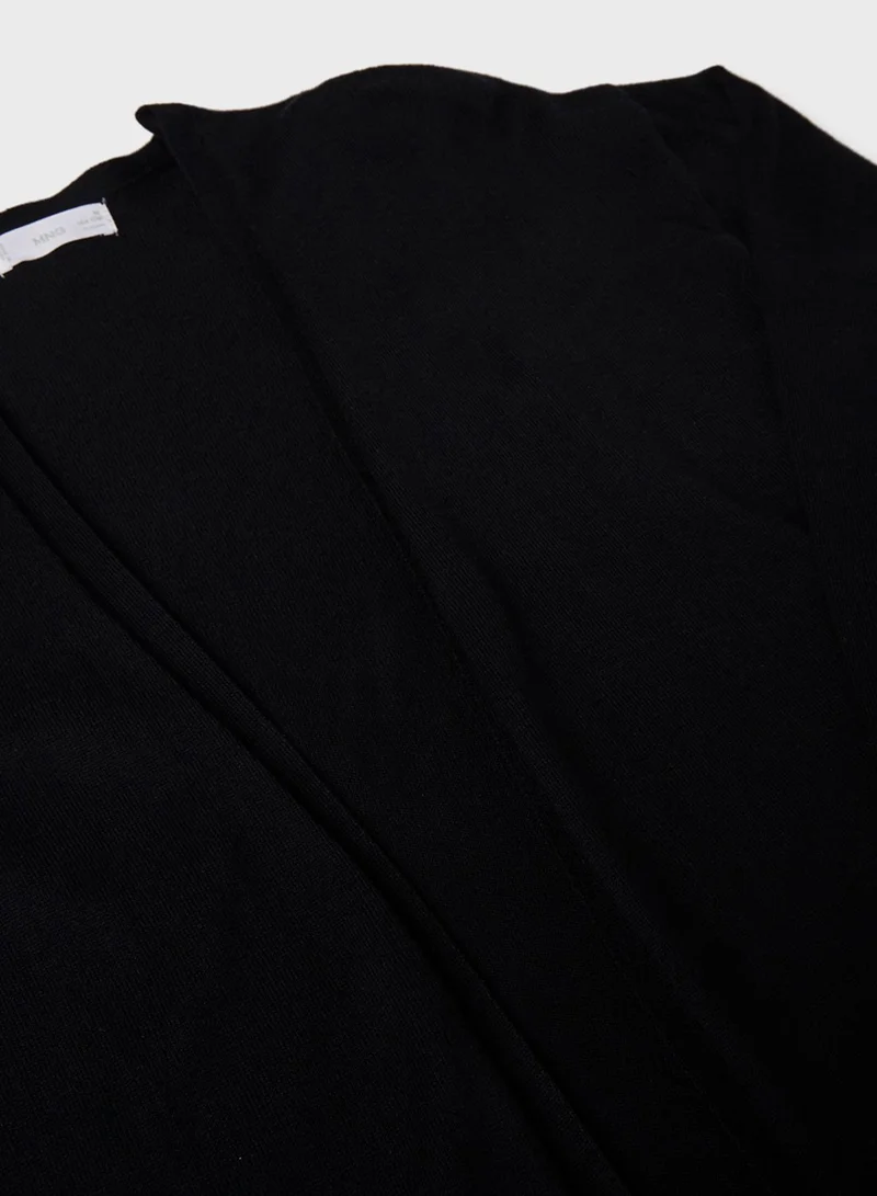 MANGO Kids Longline Cardigan
