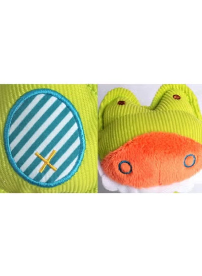 جبيه عصي خشخيشة يد محشوة كرتونية محشوة على شكل حيوان محشو ناعم للأطفال الصغار - Image 3