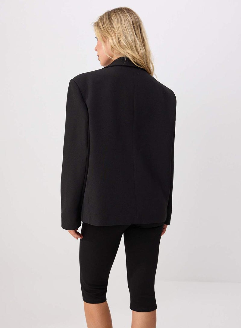 trendyol Black Blazer Jacket - Image 4