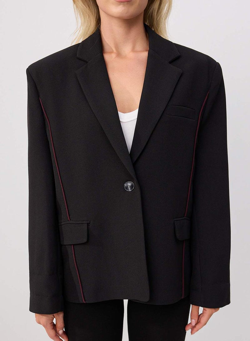 trendyol Black Blazer Jacket - Image 3