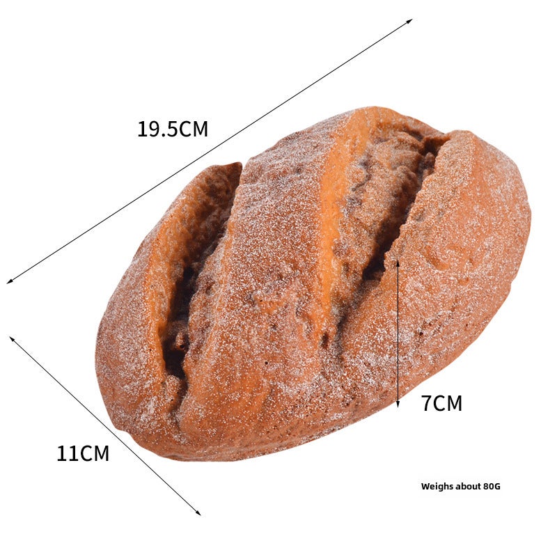 Realistic Caterpillar Bread Cake Model Pineapple bun on Rye 