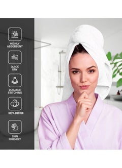 MAXQON Pack Of 4 - Hand Towel - 100% Cotton 600 GSM Medium Size (45x75cm) Highly Absorbent And Super Durable, Color Cream  - Image 4