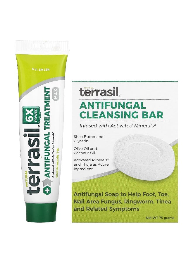 Terrasil تيراسيل، مجموعة علاج الفطريات، مجموعة من 2 قطعة - Image 1
