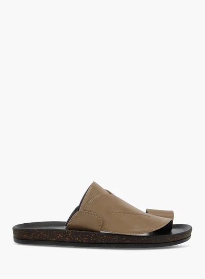 ال بي ال من شو اكسبرس صنادل رجالي سليب أون بنقوش