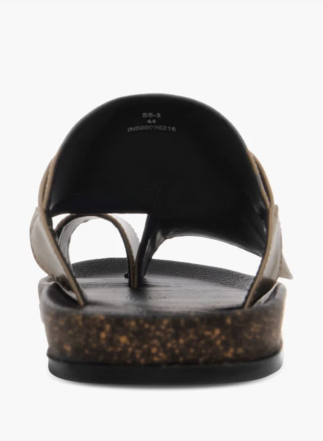 ال بي ال من شو اكسبرس صنادل رجالي سليب أون بنقوش