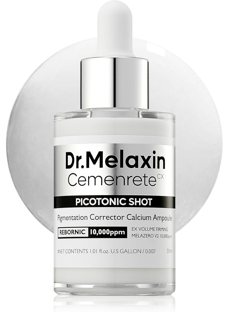 دكتور ميلاكسين Dr.Melaxin Cemenrete Picotonic Shot Calcium Ampoule for Even Skin Tone & Skin Clarity, 1.01 fl.oz. - Image 1