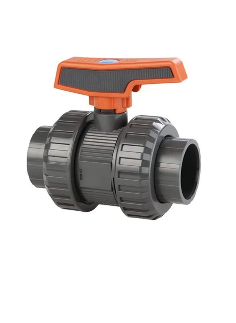 PVC Cepex PVC Heavy Duty Water Supply Pipe Fittings for Swimming Pool, Agriculture, Irrigation & Commercial Plumbing Use 1-1/2 inch (50 MM), Union Ball Valve)  - Image 2