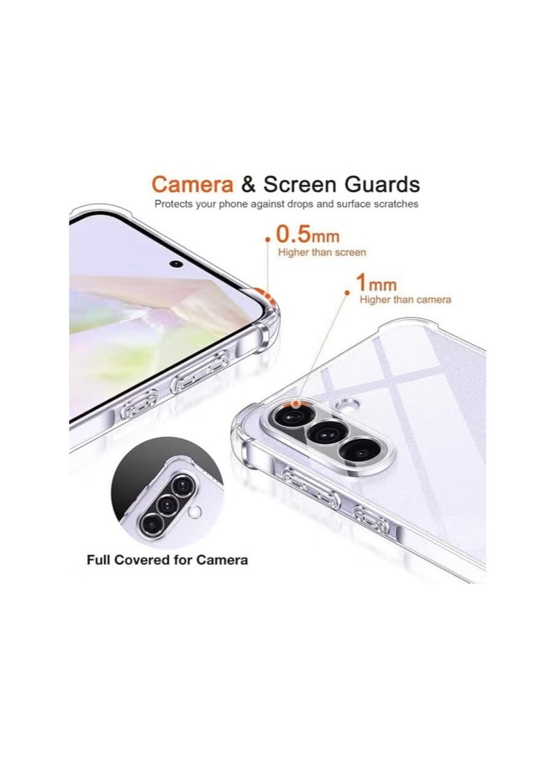 Shockproof Clear Case Compatible with Samsung Galaxy A36 5G  - Image 4