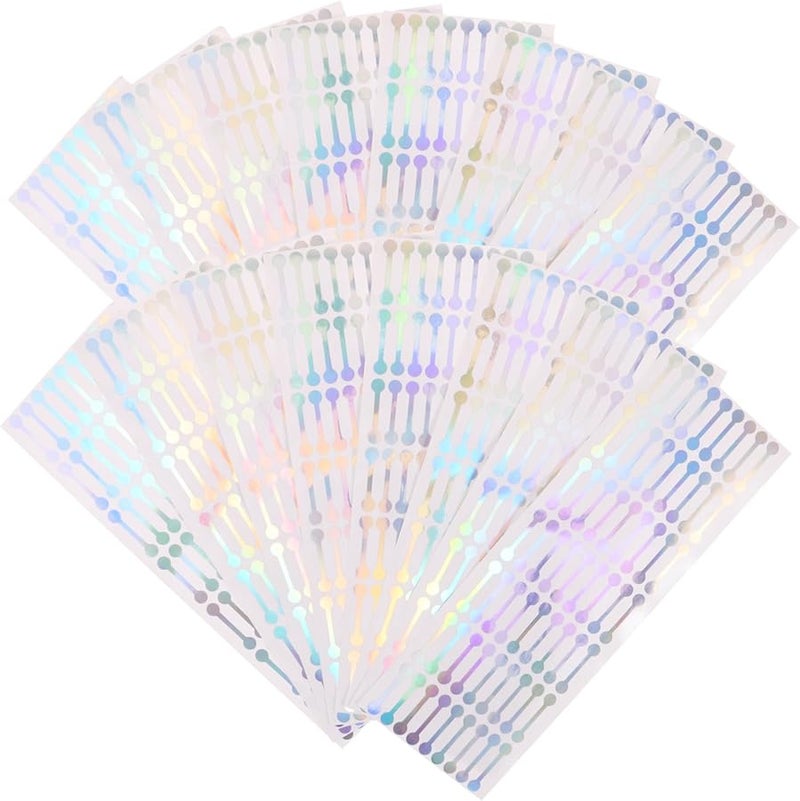 Tamper Evident Sealing Stickers 500pcs for Bottles Cosmetic Caps Self Adhesive Labels - Image 1