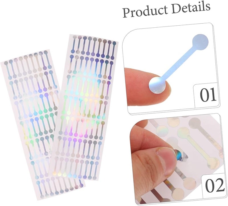 Tamper Evident Sealing Stickers 500pcs for Bottles Cosmetic Caps Self Adhesive Labels - Image 3