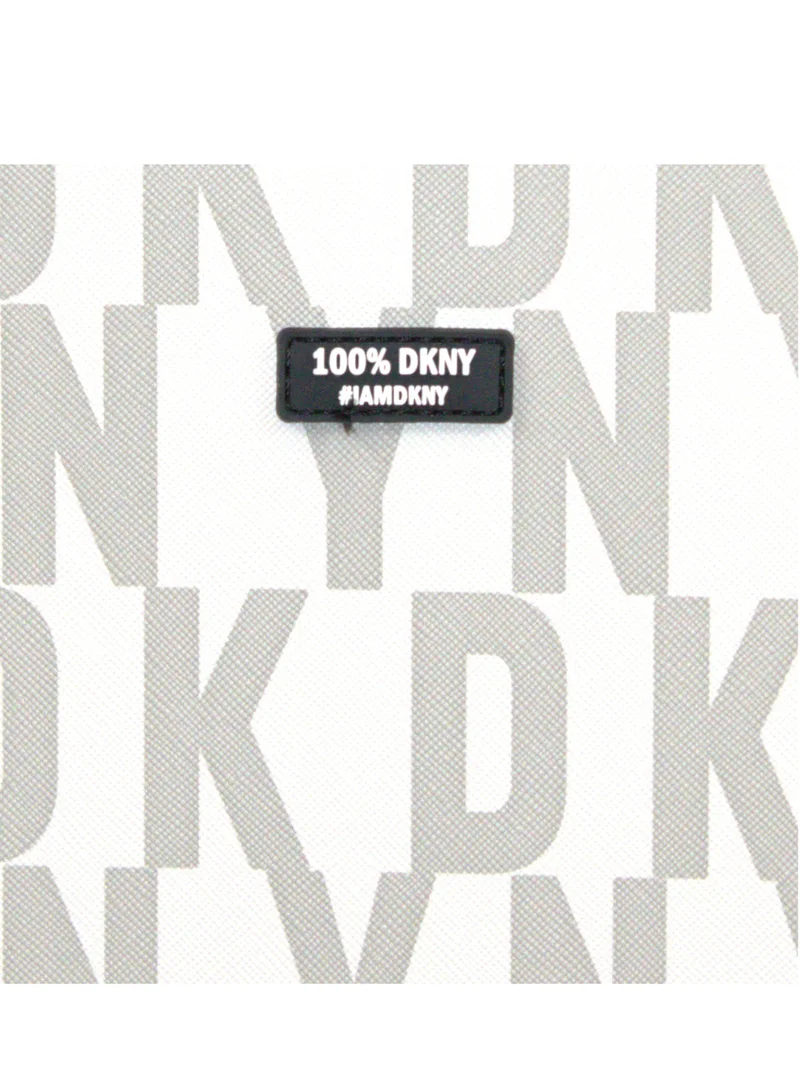 DKNY DKNY Signature Strip 2.0 SoftSide Luggage on Wheels for Unisex | Ultra Lightweight ABS on with Spinner Double Wheels 4 Color GREIGE/YELLOW