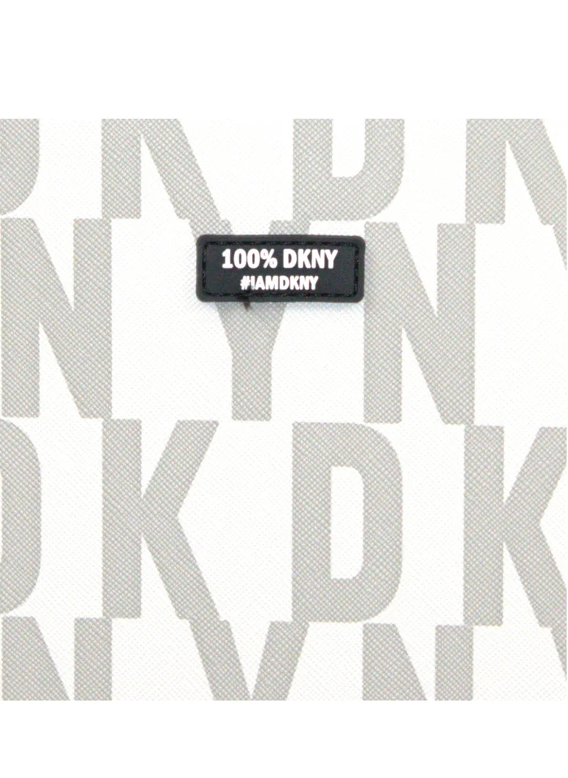 DKNY DKNY Signature Strip 2.0 SoftSide Luggage on Wheels for Unisex | Ultra Lightweight ABS on with Spinner Double Wheels 4 Color GREIGE/YELLOW