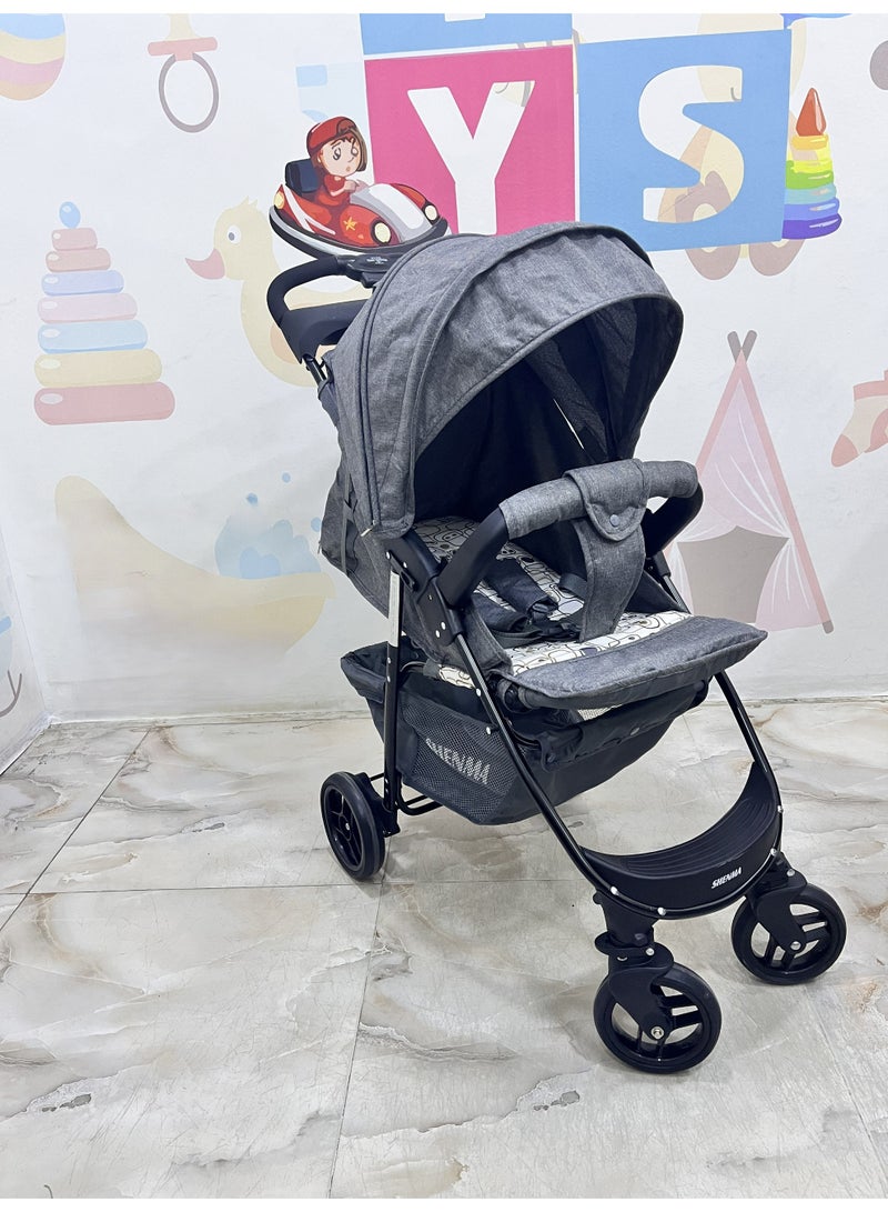 عربية أطفال عالية الجودة قابلة للطي - خفيفة ومتينة للتنقل اليومي - Image 4