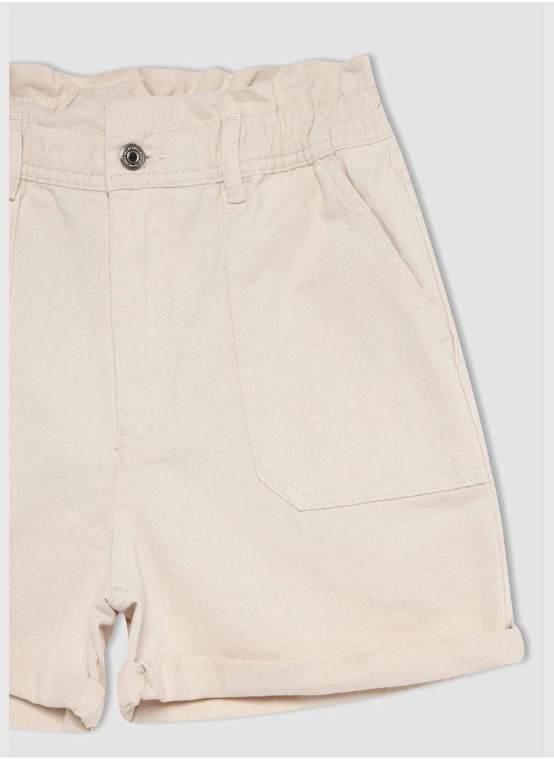 ديفاكتو Woman Regular Fit Woven Bottom Short