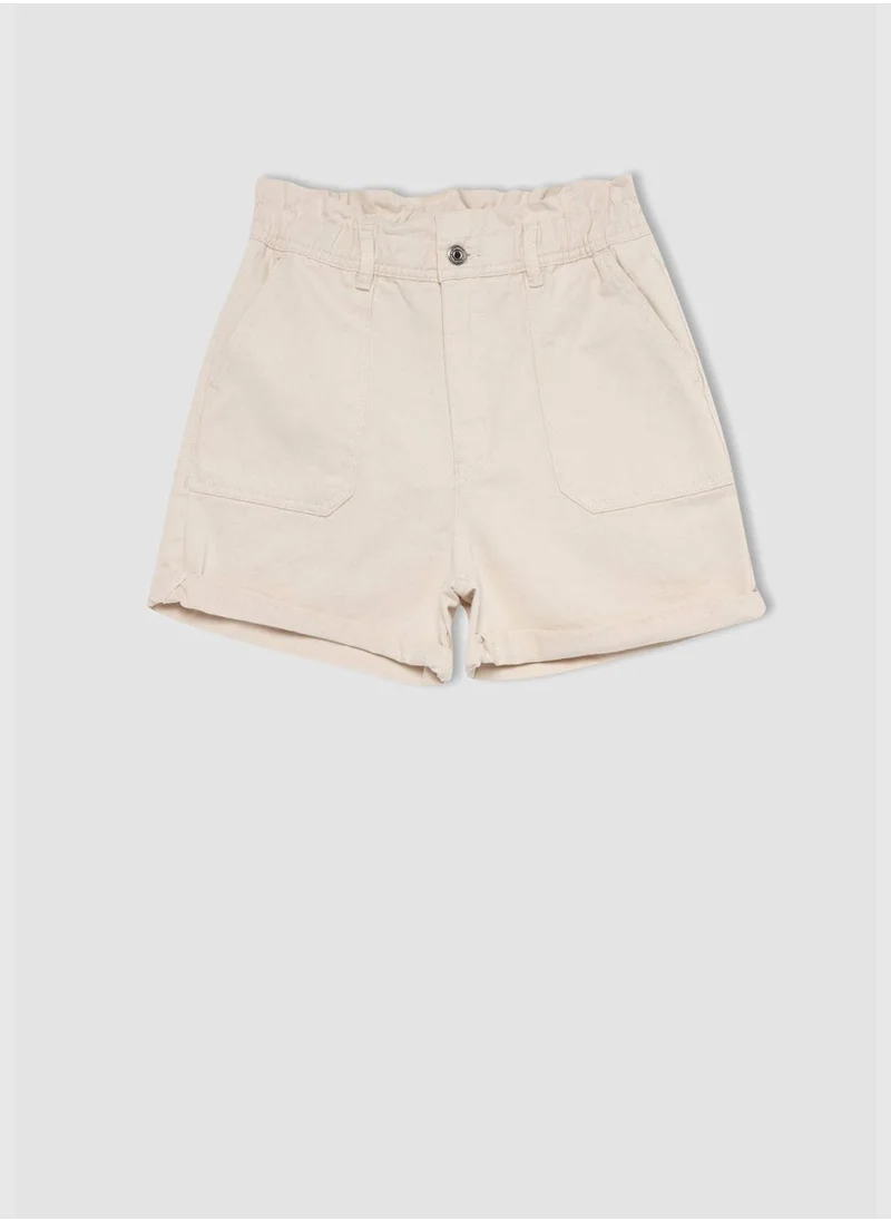 ديفاكتو Woman Regular Fit Woven Bottom Short