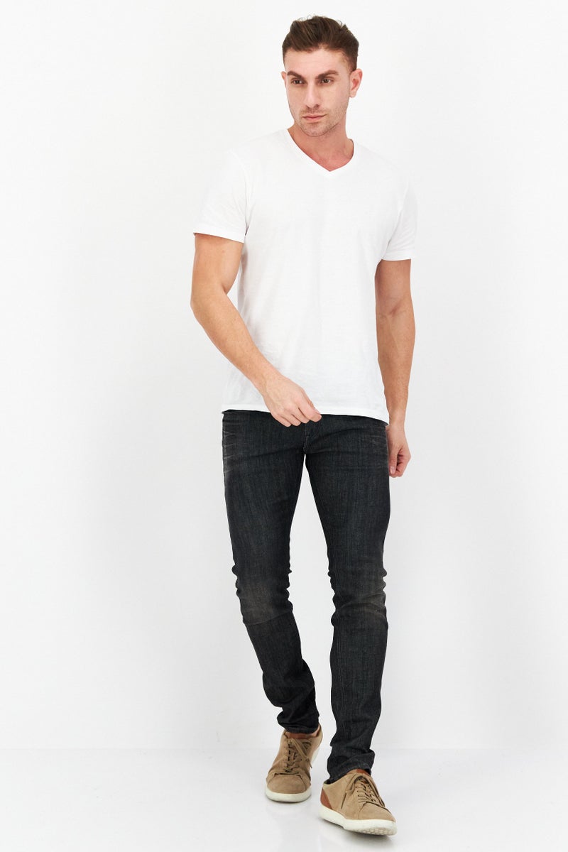 Replay Men Skinny Fit Wash Stretchable Denim, Black - Image 4