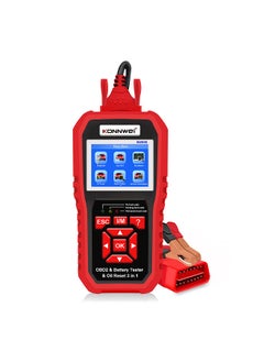 KONNWEI KW890 Professional OBDII Scanner Auto Code Reader Car Scanner+Battery Tester+Special Oil Reset Function Scan Tool for OBD II Cars After 1996(Original)