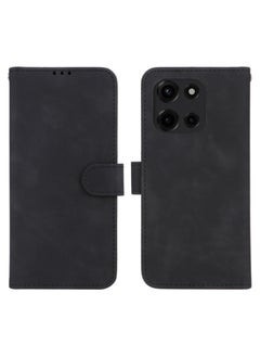 CoomBe Leather Case for MOTO Edge 60 Fusion, Magnetic Wallet Flip Cover Balck  - Image 2