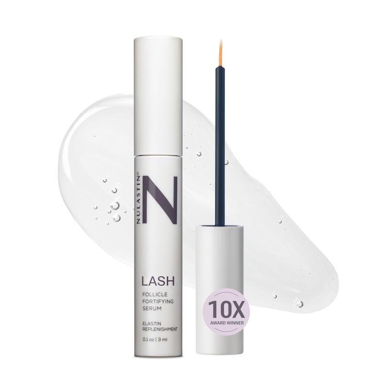 NULASTIN Follicle Fortifying Lash Serum - Clinically Tested Eyelash Enhancing Serum - Nourishes & Repairs to Promote Longer-Looking Lashes - Enriched with Hair-Strengthening Ingredients (0.1 Fl Oz) - Image 1