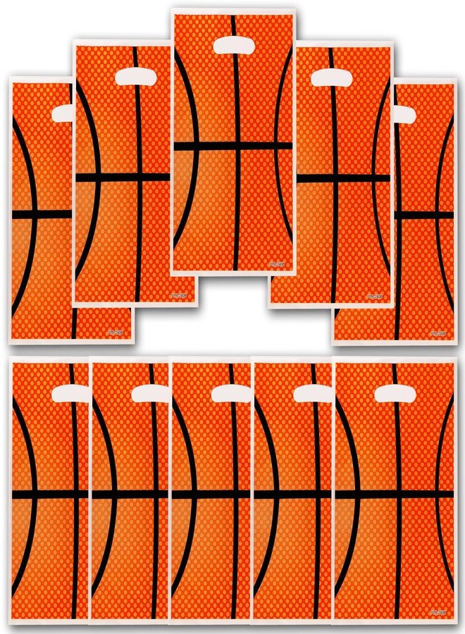 HEPAPATE 60Pcs Basketball Treat Candy Bags,Basketball Goodie Bags,Basketball Party Favors Bags Basketball Theme Gift Bags for Kids Birthday Party Decorations, Basketball Themed Party Supplies - Image 1