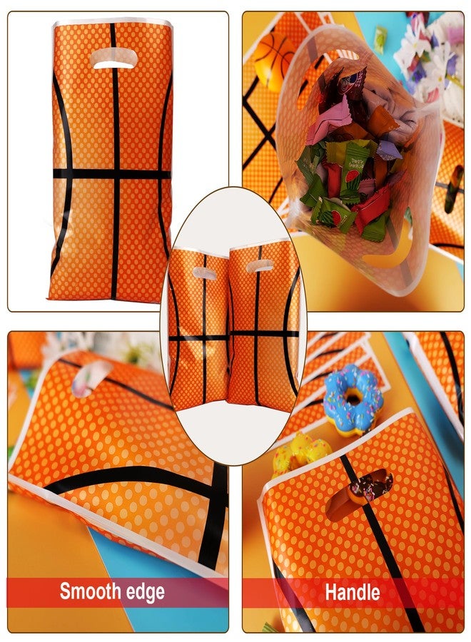 HEPAPATE 60Pcs Basketball Treat Candy Bags,Basketball Goodie Bags,Basketball Party Favors Bags Basketball Theme Gift Bags for Kids Birthday Party Decorations, Basketball Themed Party Supplies - Image 4