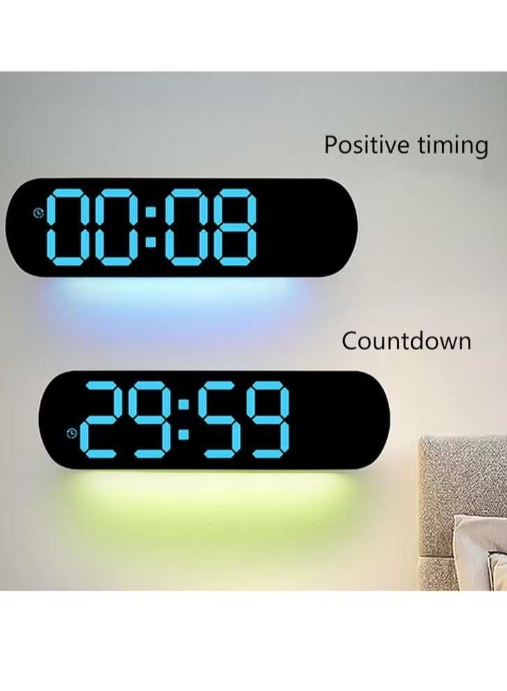 Large Screen Led Digital Alarm Clock With Multiple Alarm Modes, Temperature And Week Date Display For Students, Office And Travel - Image 2