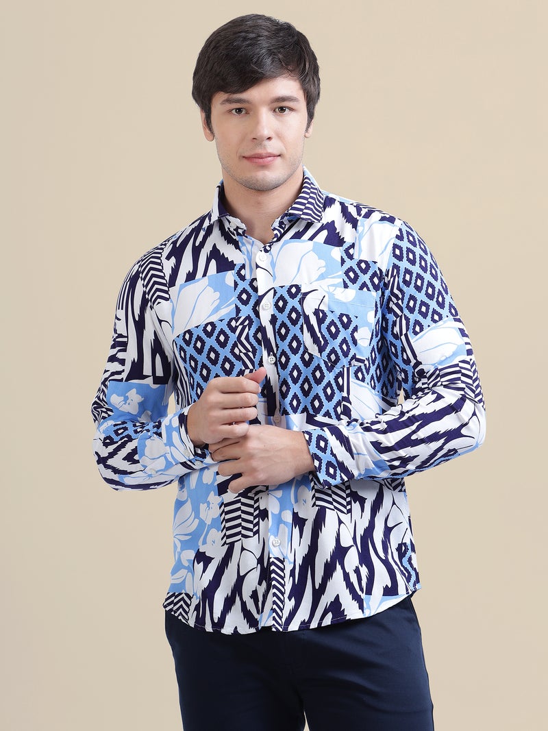 AMSWAN-MENS-RAYON-SHIRT-WITH-TROPICAL-PRINT - Image 2