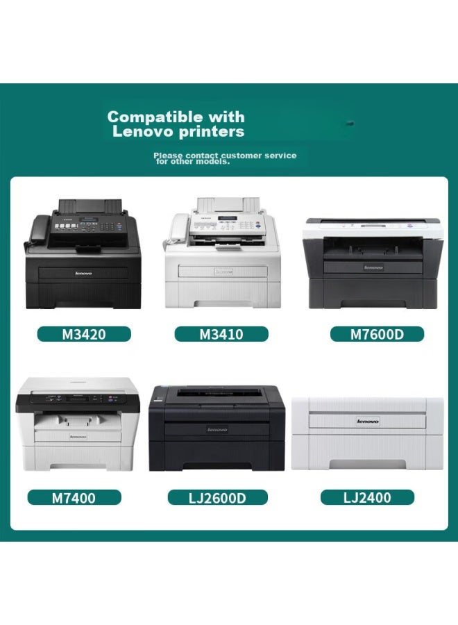 Jinyindian Compatible With Lenovo Lt2441 Toner Cartridge, Suitable For M7400 Drum, M7450f Toner Cartridge, Lj2400 Ink Cartridge, M7600d M7650dnf, Brother Dcp-7065d, Lt2441/2641h Toner Cartridge - Image 1