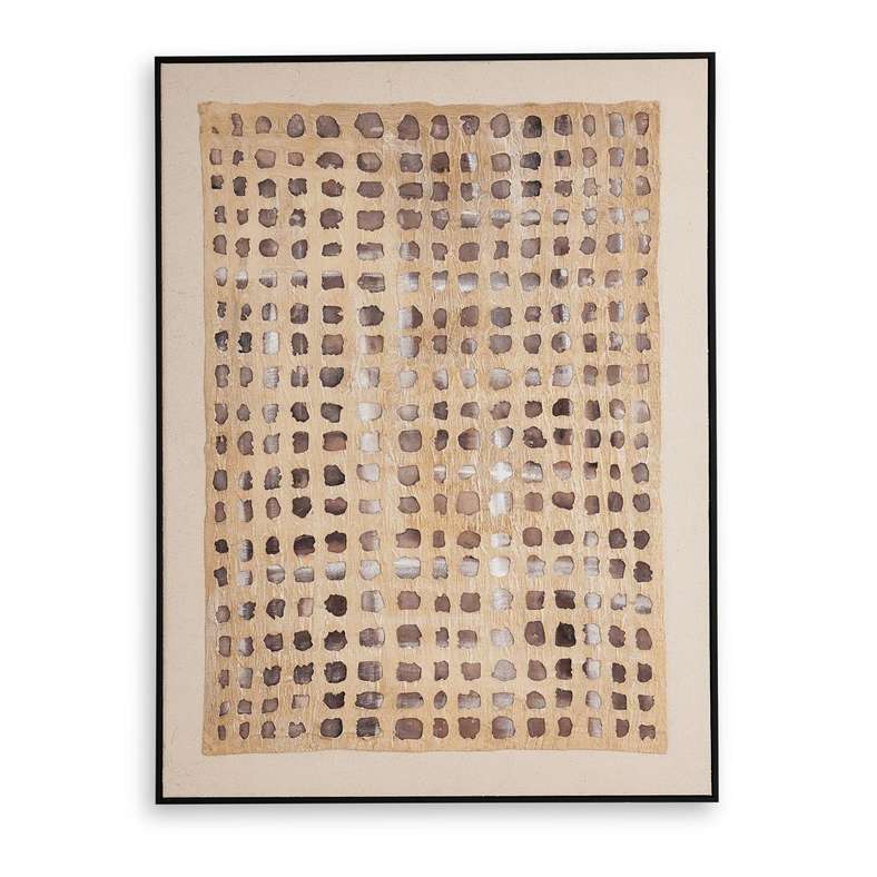 Pan Home Scatter Hand Painted Framed Canvas Wall Art 90x120cm - Brown - 191HWA9900005 - Image 4