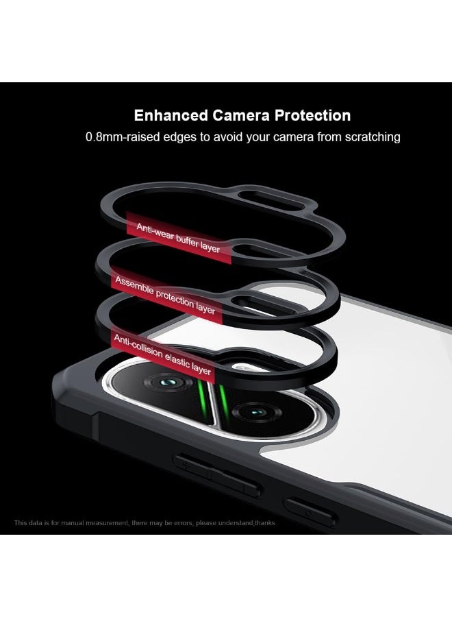 عام غطاء متوافق مع شاومي بوكو إف7 2025 【مقاوم للسقوط】 【مقاوم للعرق】 【مقاوم لبصمات الأصابع】 هيكل TPU+PC شفاف مقاوم للصدمات - Image 3