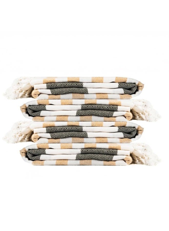 9Threads 100% Cotton Turkish Beach Towel with Towels Oversized 36"x72" Pool Absorbent Extra Large Quick Dry Sand Travel Towel (Sage & Sand, 4 Pack) - Image 2