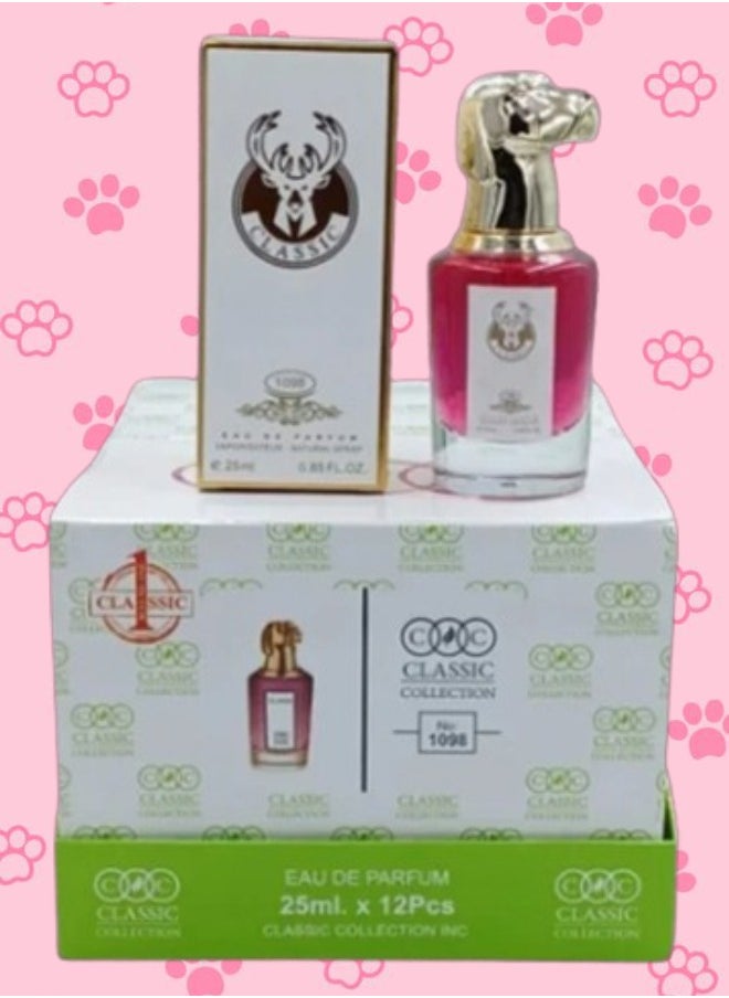 CLASSIC COLLECTION - 12 Pieces Classic Perfume Number 1098 25ml EDP - Image 1