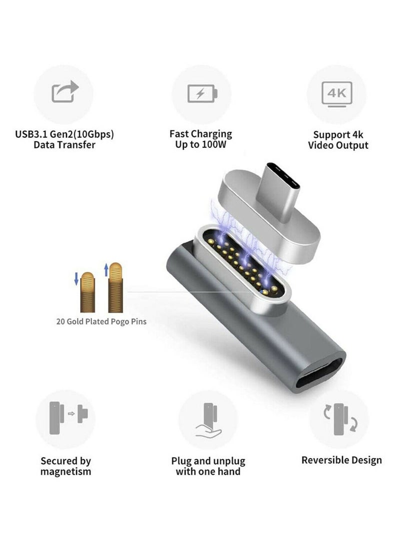 ارواق محول USB C مغناطيسي 20 دبوس مغناطيسي إلى محول USB من النوع C Unviersal - Image 3