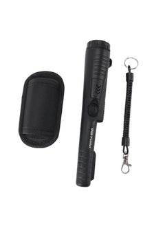 Metal Detector Pinpointer Sensitive Portable Waterproof Handheld Pin Pointer Wand for Outdoor Adventures Black
