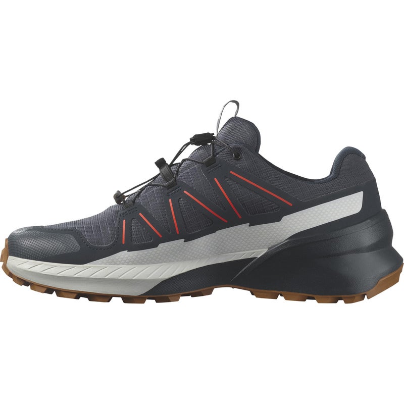 Salomon Men’s Speedcross Peak ClimaSalomon Waterproof Trail Running Shoes - India Ink/Carbon/Glacier Gray - 8 - Image 2