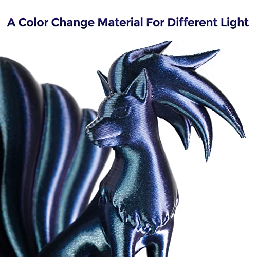 FLASHFORGE PETG Pro Filament 1.75mm +/- 0.02mm Burnt Titanium, Color Changeable 3D Printer Filament 1kg, Chameleon 3D Printing Filament Changing Colors with Light, Perfectly Hide The Layer Line - Image 2