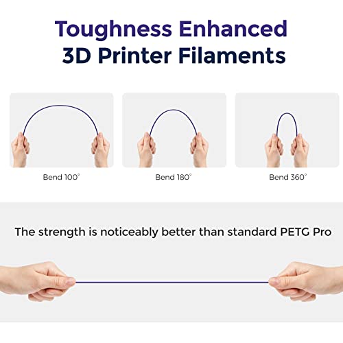 FLASHFORGE PETG Pro Filament 1.75mm +/- 0.02mm Burnt Titanium, Color Changeable 3D Printer Filament 1kg, Chameleon 3D Printing Filament Changing Colors with Light, Perfectly Hide The Layer Line - Image 5