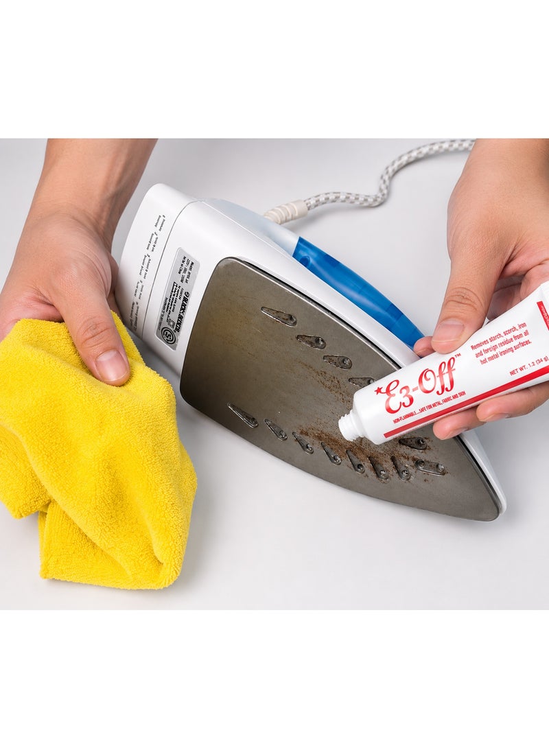 EZ Off Ez-Off Hot Iron Cleaner Paste – Removes Scorch, Starch & Burn Marks – Safe for Metal Surfaces – 149g - Image 3