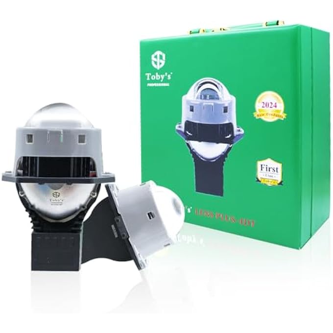 توبيز زوج من عدسات ليد 150 واط بالإضافة إلى عدسات بروجيكتور ليد ثنائية 3 بوصة للمصابيح الأمامية 6000 كلفن لمصباح السيارة 15000 لومن طقم تعديل مصابيح السيارة عدسة زائدة - Image 2