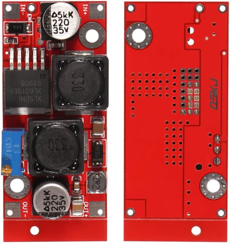 2 وحدة تحويل طاقة DC-DC قابلة للتعديل من نوع XL6009 Boost Buck (رفع/خفض الجهد) - Image 2
