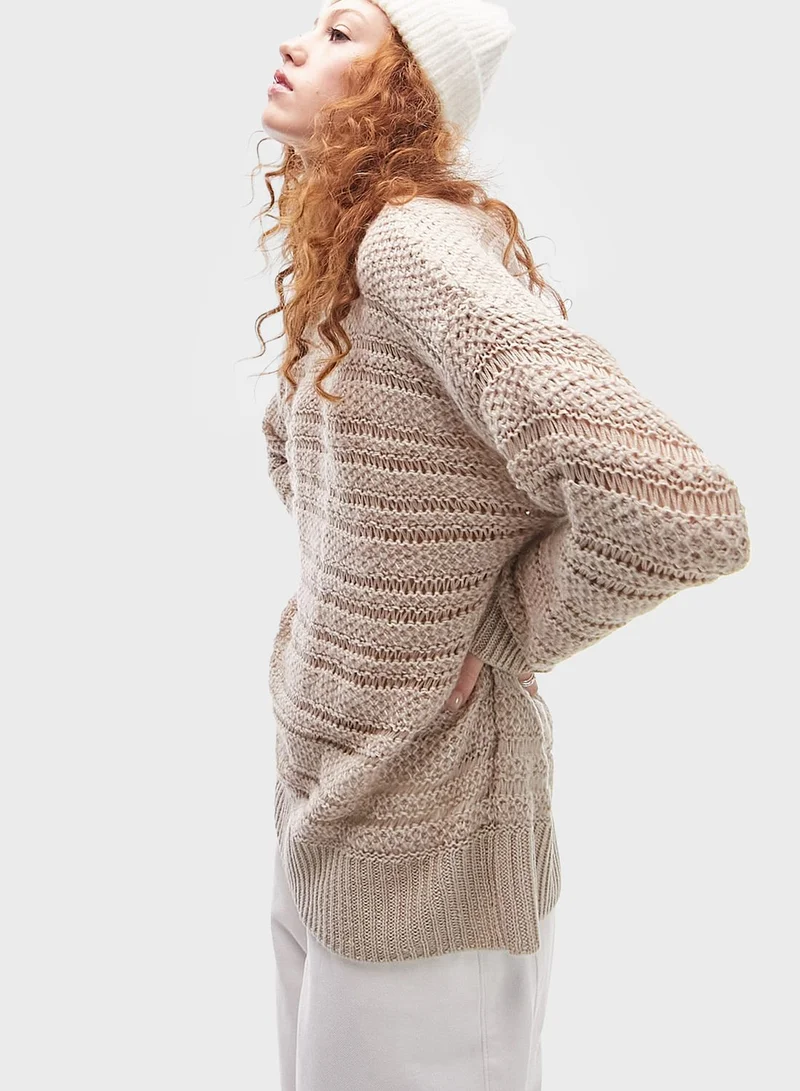 TOPSHOP Pocket Detail Knitted Sweater
