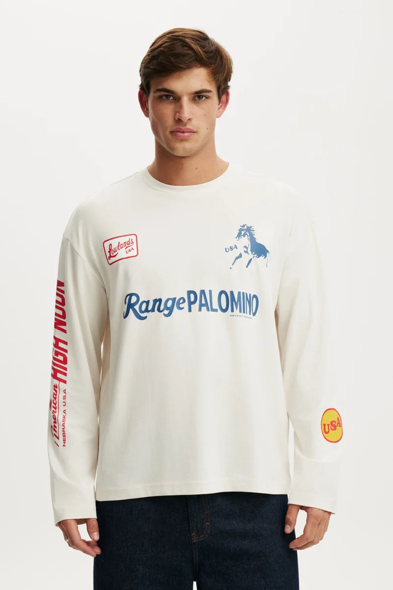 Regular Fit Graphic Ls T-Shirt