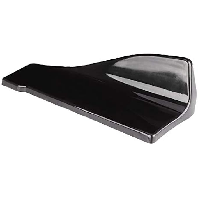 CFTGIW 2pcs Universal Rear Bumper Diffuser Lip Side Skirts Glossy Black ABS - Image 3
