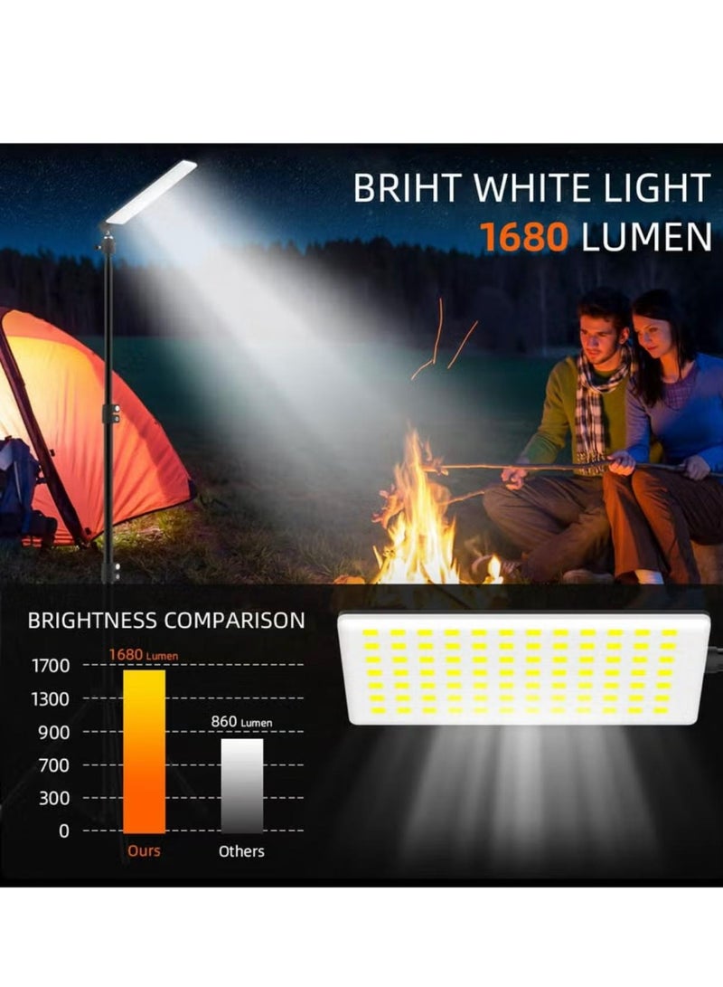 360 Light Camping flashlight, off-road lamp, emergency lighting with remote control and adjustable tripod stand, operates on car battery and cigarette lighter. - Image 5